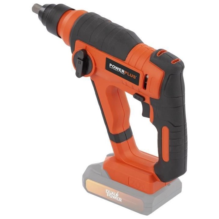 Marteau perforateur sans fil 20V 1,3J SDS-Plus 1,3J - DUAL POWER POWDP