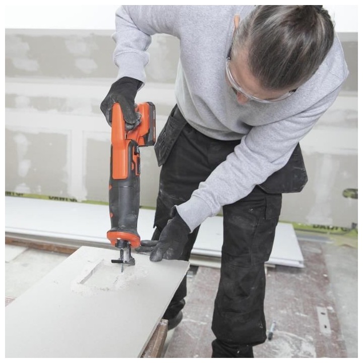 Scie sabre sans fil 20V - DUAL POWER POWDP25100 - Livrée sans batteri