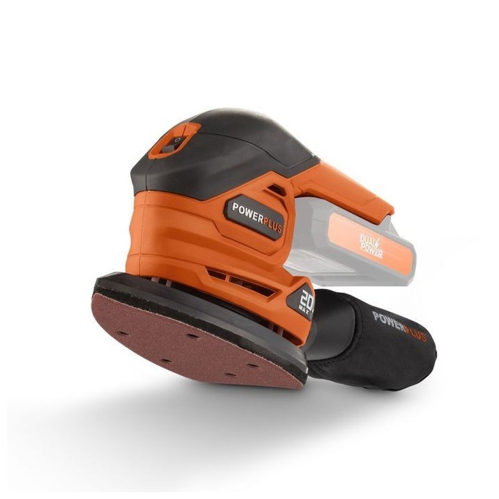 Ponceuse multi sans fil 20V + 1x abrasif 80G - DUAL POWER POWDP50200 -