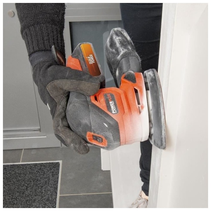 Ponceuse multi sans fil 20V + 1x abrasif 80G - DUAL POWER POWDP50200 -