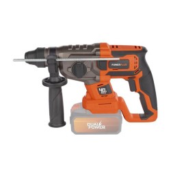 Marteau perforateur sans fil 40V 5J SDS-Plus BRUSHLESS + 5 accessoires - DUAL POWER POWDP15680 - Livré sans batterie ni chargeu