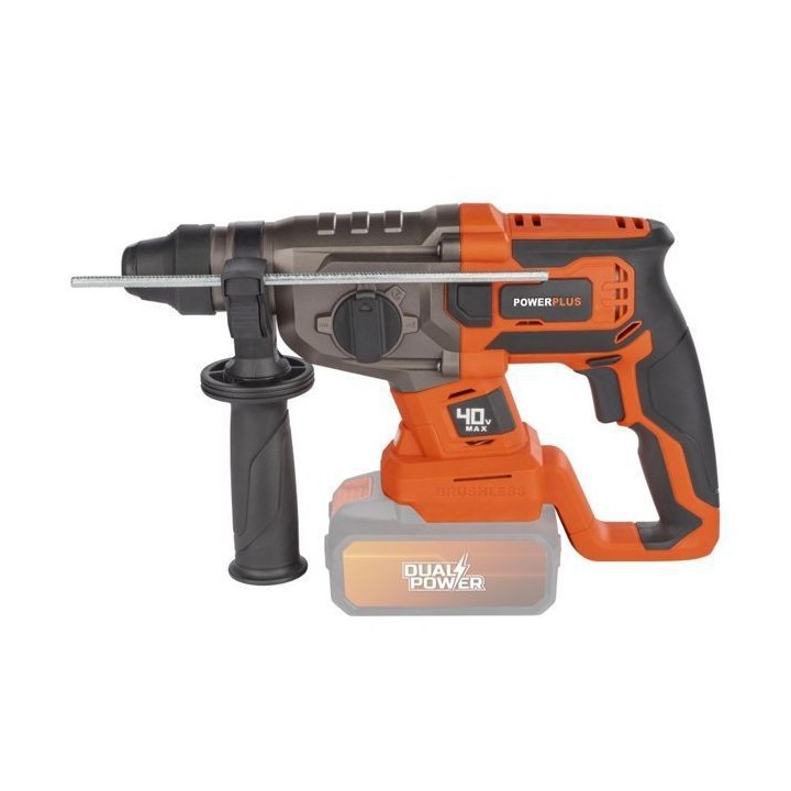 Marteau perforateur sans fil 40V 5J SDS-Plus BRUSHLESS + 5 accessoires