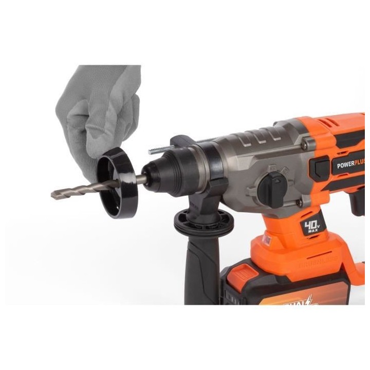 Marteau perforateur sans fil 40V 5J SDS-Plus BRUSHLESS + 5 accessoires