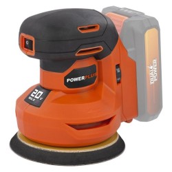 Ponceuse excentrique sans fil 20V Ø125 + 1x abrasif G80 - DUAL POWER POWDP50400 - Livrée sans batterie ni chargeur