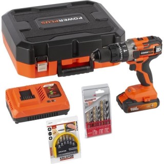 Perceuse visseuse a percussion sans fil 20V 50Nm + 15 accesoires - DUA