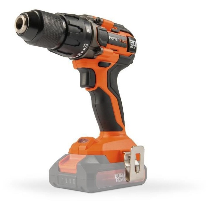 Pack 5 outils sans fil 20V - DUAL POWER POWDPSET32 - Perceuse+Meuleuse