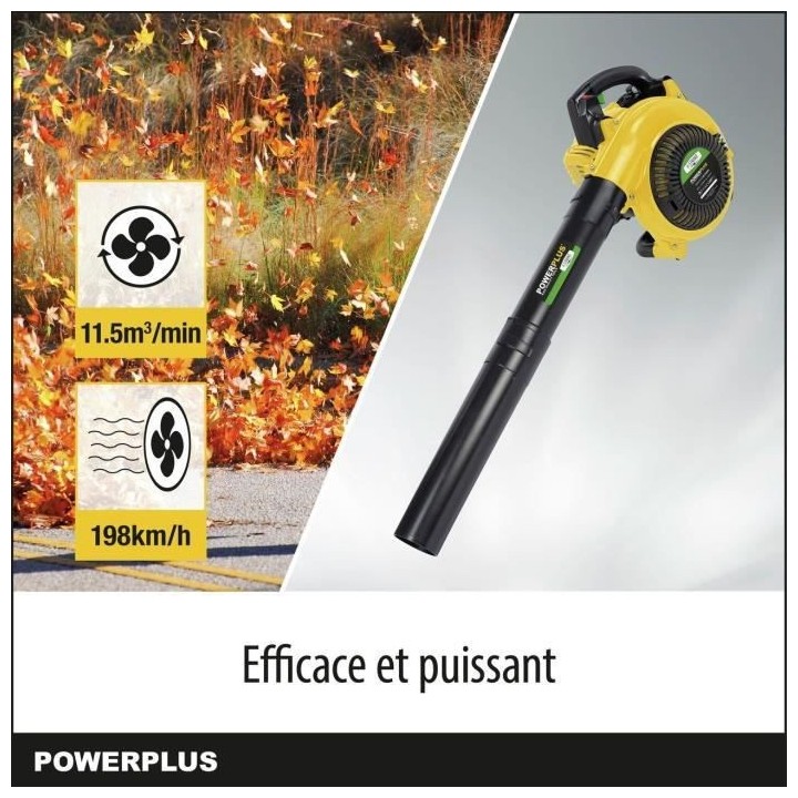 Souffleur de Feuilles Thermique Powerplus POWXG50400 - Souffleur a Ess