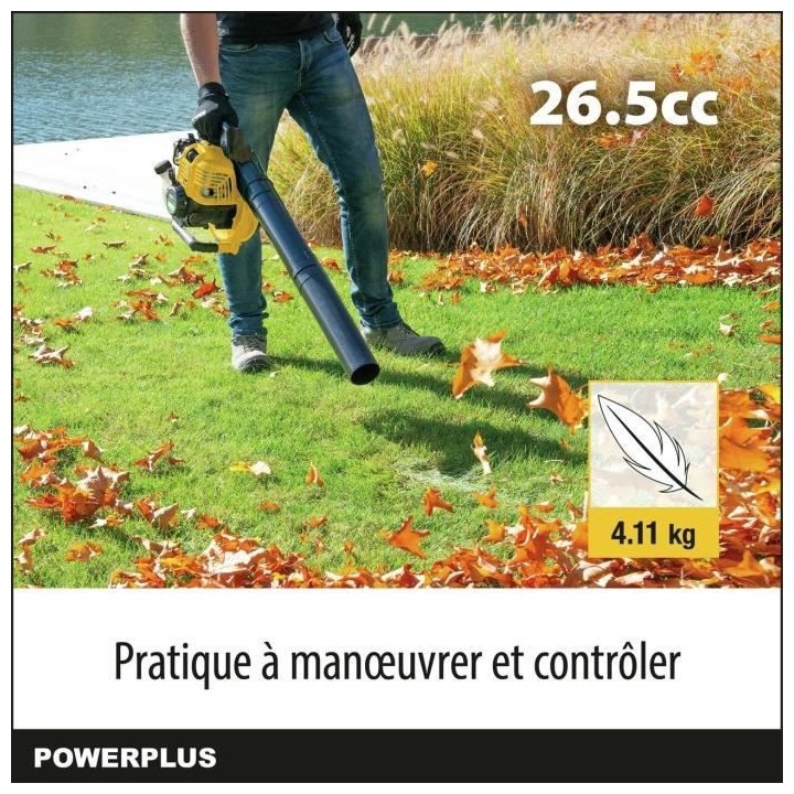 Souffleur de Feuilles Thermique Powerplus POWXG50400 - Souffleur a Ess