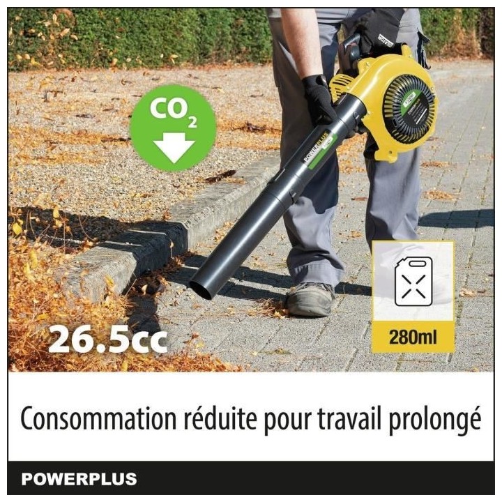 Souffleur de Feuilles Thermique Powerplus POWXG50400 - Souffleur a Ess