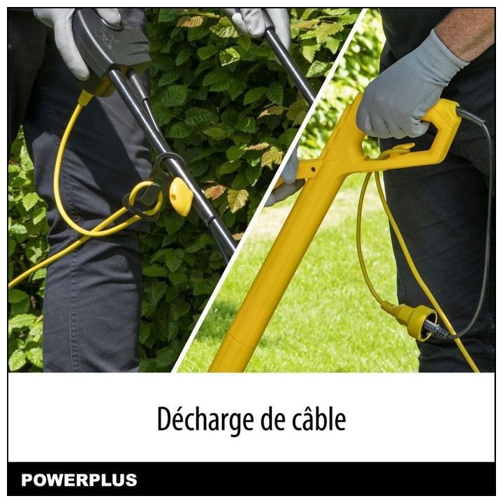 Powerplus Tondeuse Gazon et Coupe-Bordure Électrique POWXG6212T - Ton