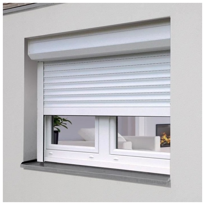 Volet roulant H145 cm x L120 cm Aluminium recoupable en largeur et hau