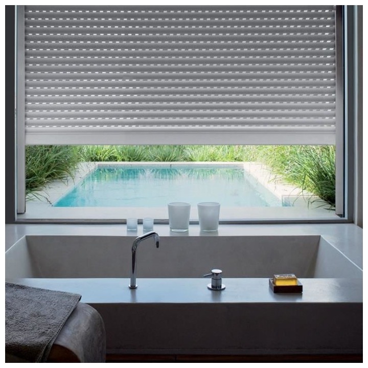 Volet roulant H145 cm x L120 cm Aluminium recoupable en largeur et hau