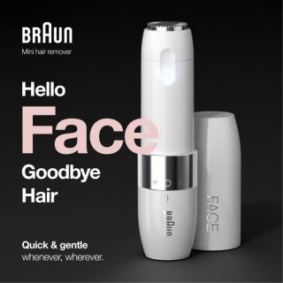 Braun Face Mini FS1000 Rasoir Visage éléctrique pour femme - Doux po