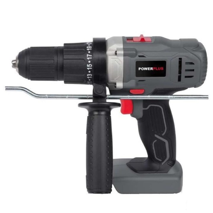 POWER PLUS Perceuse visseuse a chocs 18 v Li-on (batterie non comprise