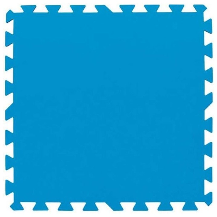 BESTWAY Lot de 9 Dalles de protection de sol mousse bleu 50 x 50 cm é