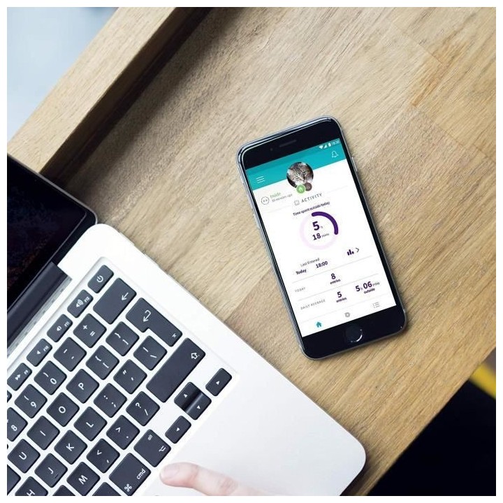 SUREFLAP Chatiere a Puce électronique Connecté - Blanc - 142 mm x 12