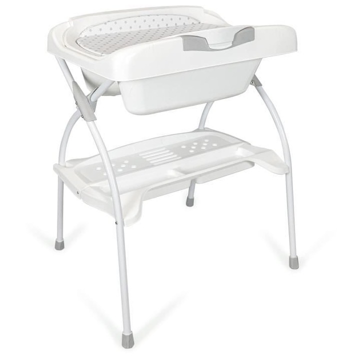 Table a langer ELIOS avec baignoire ergonomique 2 en 1 - Matiere PVC -
