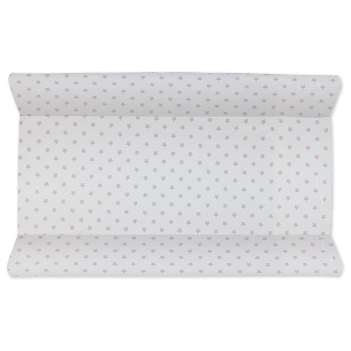 Table a langer MOON avec plan a langer - Matiere PVC - Etoile grise -