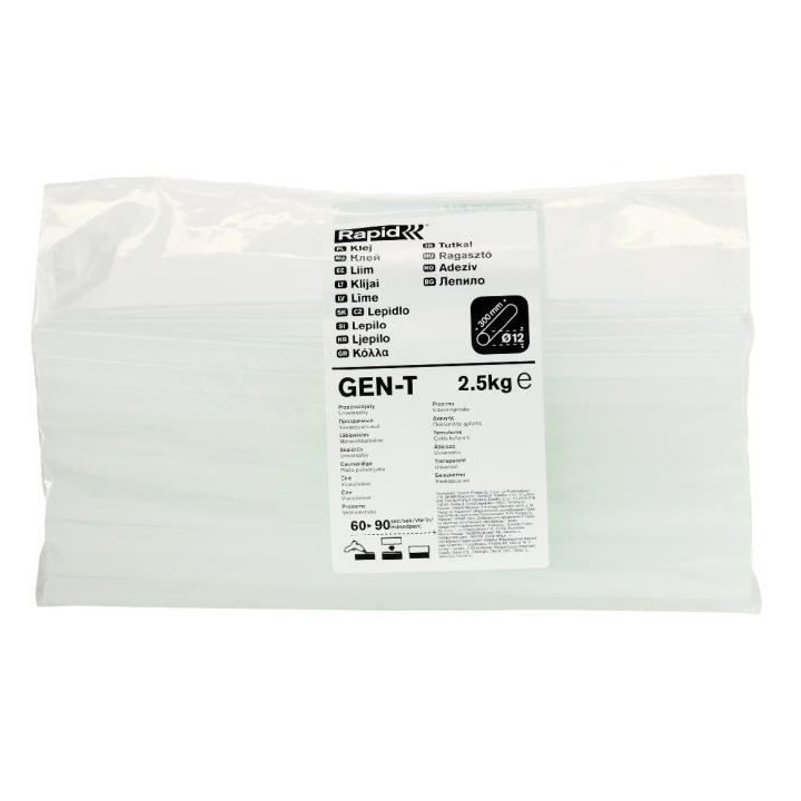 RAPID GENT-T Colle professionnelle universelle multi-usages - 12 mm -