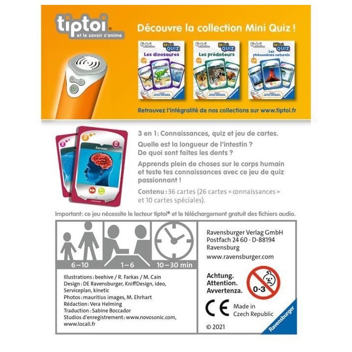 tiptoi - Mini Quiz - Le corps humain