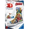 AVENGERS Puzzle 3D Sneaker - Ravensburger - Puzzle 3D enfant - sans colle - Pot a crayons 108 pieces - Des 8 ans