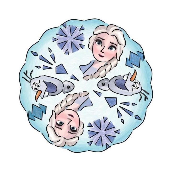 RAVENSBURGER - Mandala mini Disney La Reine des Neiges 2