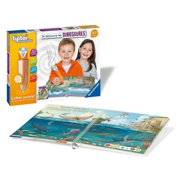 Ravensburger - tiptoi - Coffret complet lecteur interactif + Livre Je