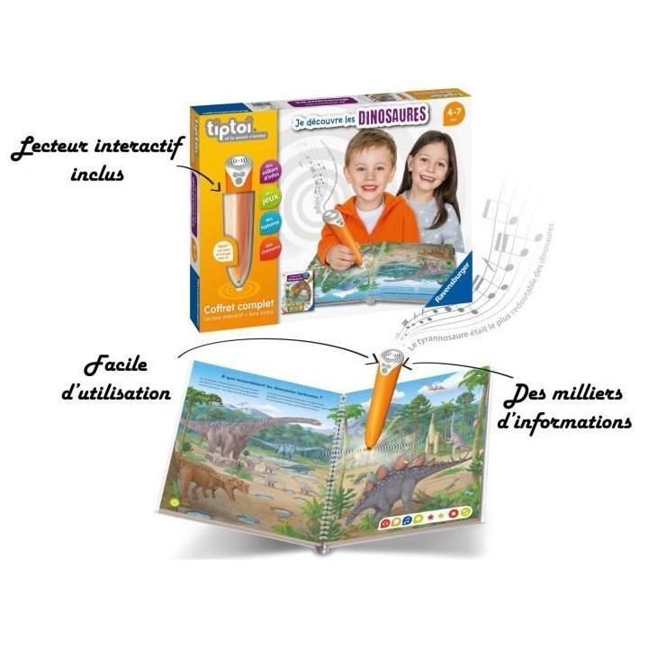 Ravensburger - tiptoi - Coffret complet lecteur interactif + Livre Je
