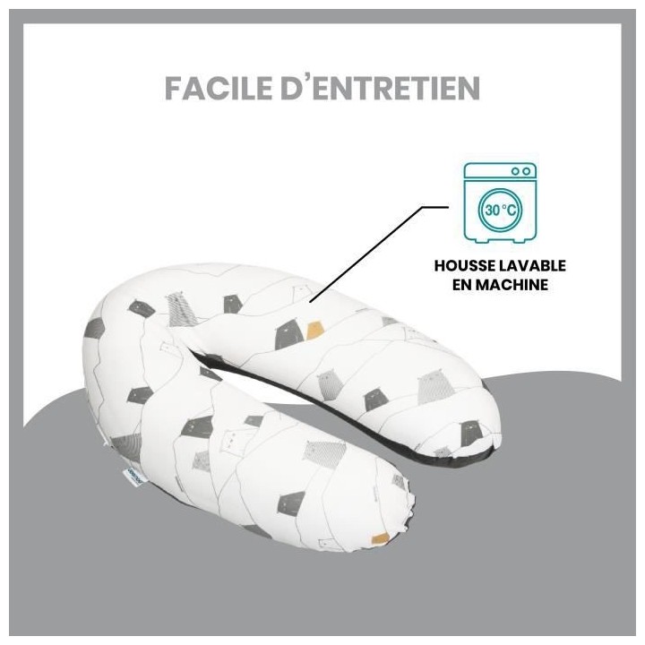 Babymoov Coussin de Maternité doomoo Bear Grey