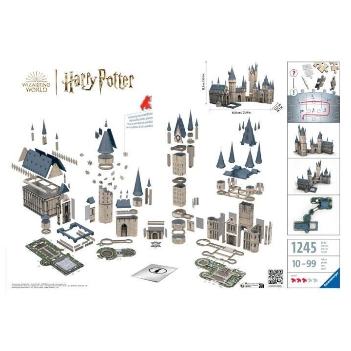 Puzzle 3D Building - Coffret Complet Château de Poudlard -40055561149