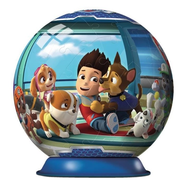 PAT' PATROUILLE Puzzle 3D Ball 72 pieces - Ravensburger - Puzzle enfan