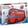 Puzzle 3D Bus londonien - Ravensburger - Véhicule 216 pieces - sans colle - Des 8 ans