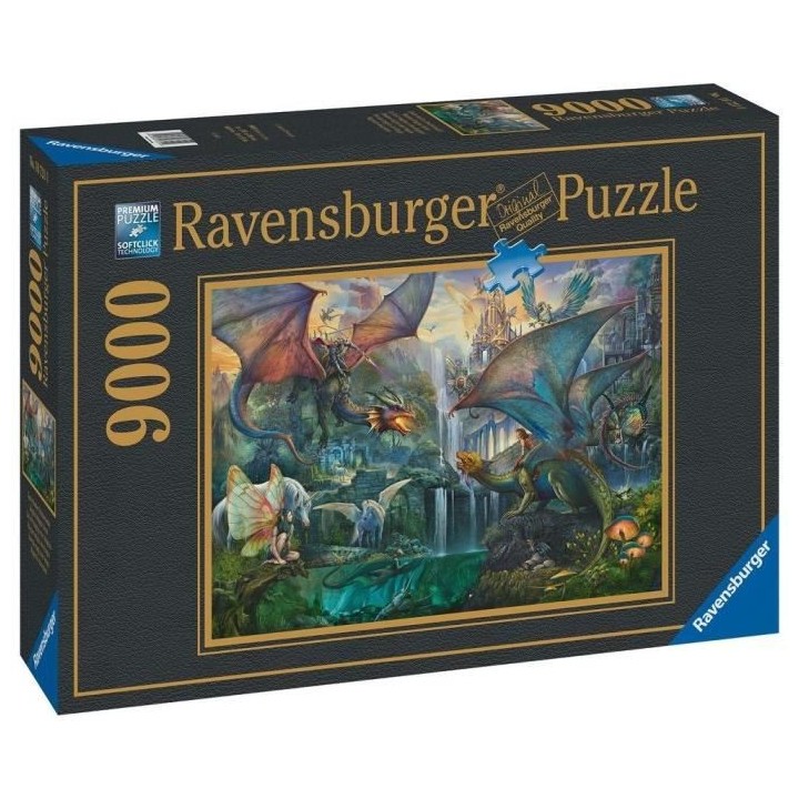 Ravensburger - Puzzle 9000 pieces - La foret magique des dragons