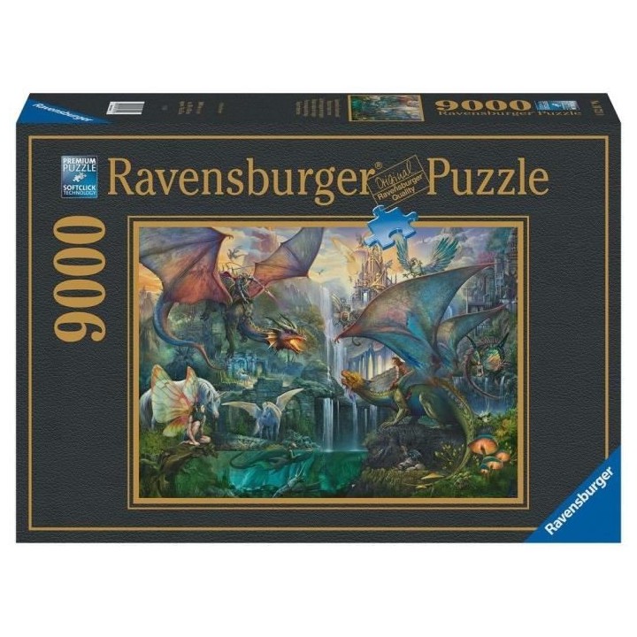 Ravensburger - Puzzle 9000 pieces - La foret magique des dragons