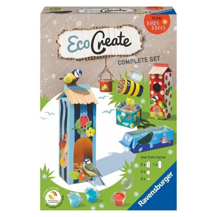 EcoCreate Midi - All for animals / Abris pour animaux - Ravensburger -