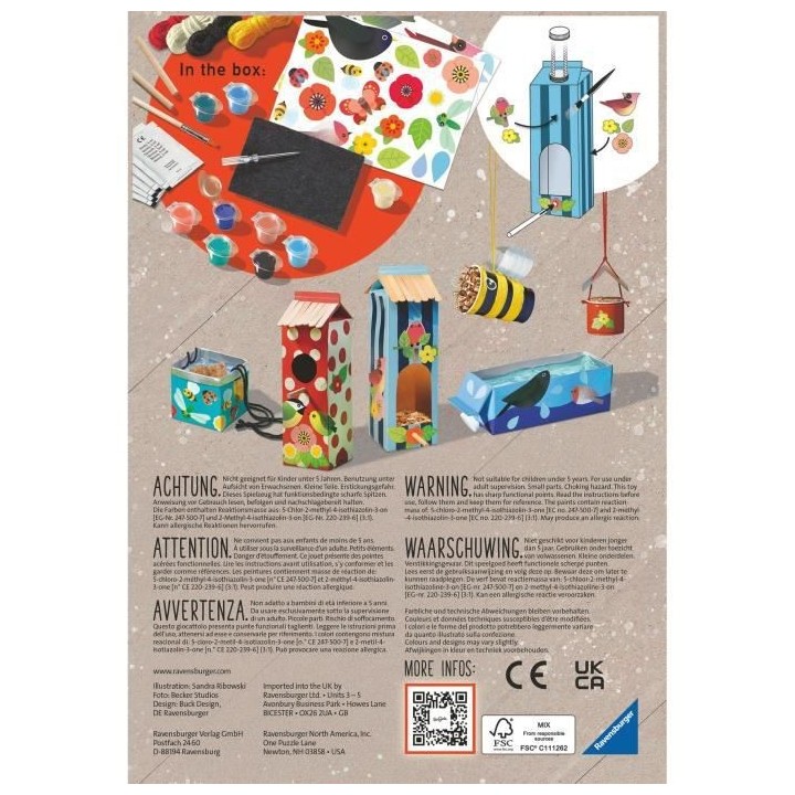 EcoCreate Midi - All for animals / Abris pour animaux - Ravensburger -