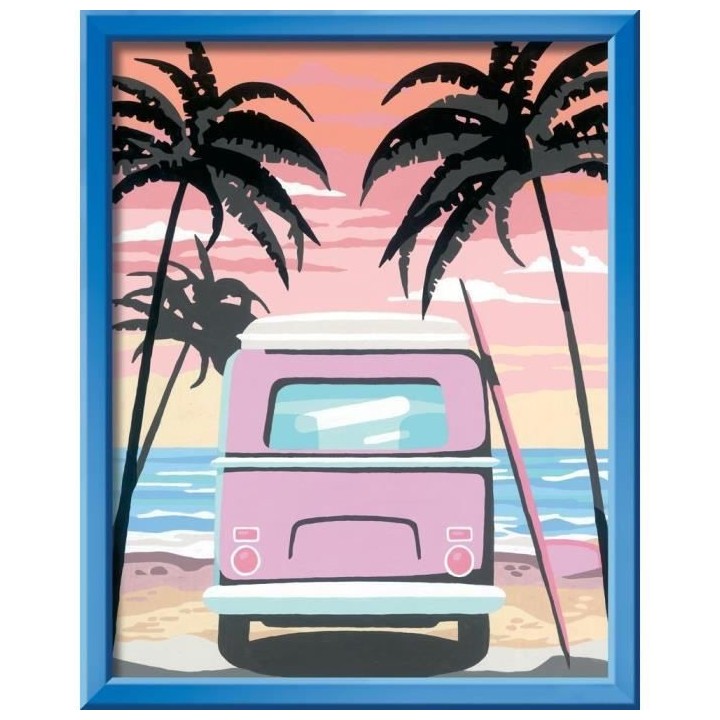 CreArt - grand - Bus on the beach - Ravensburger