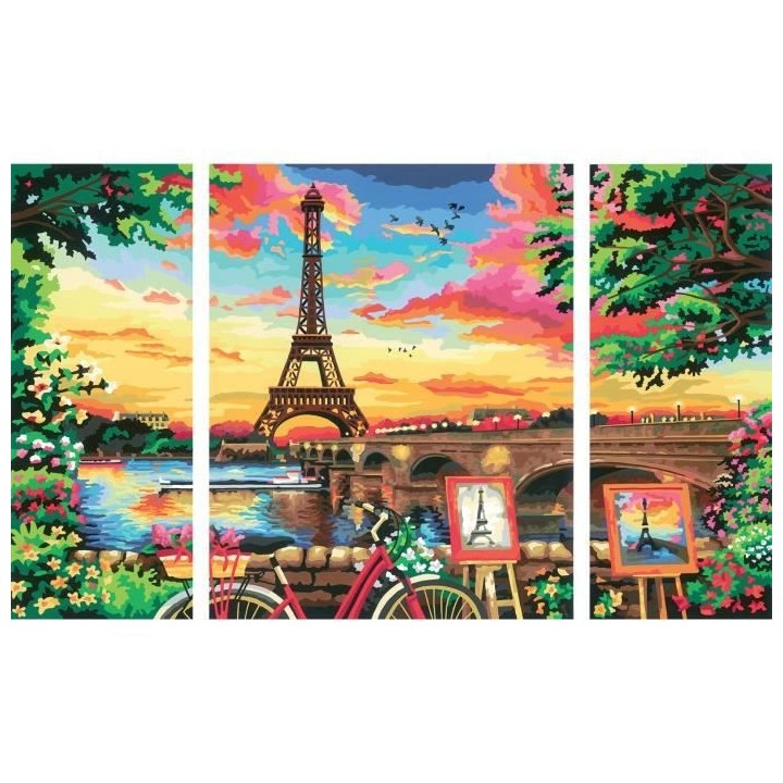 CreArt format 80x50cm - Triptyque -4005556201341 - Ravensburger
