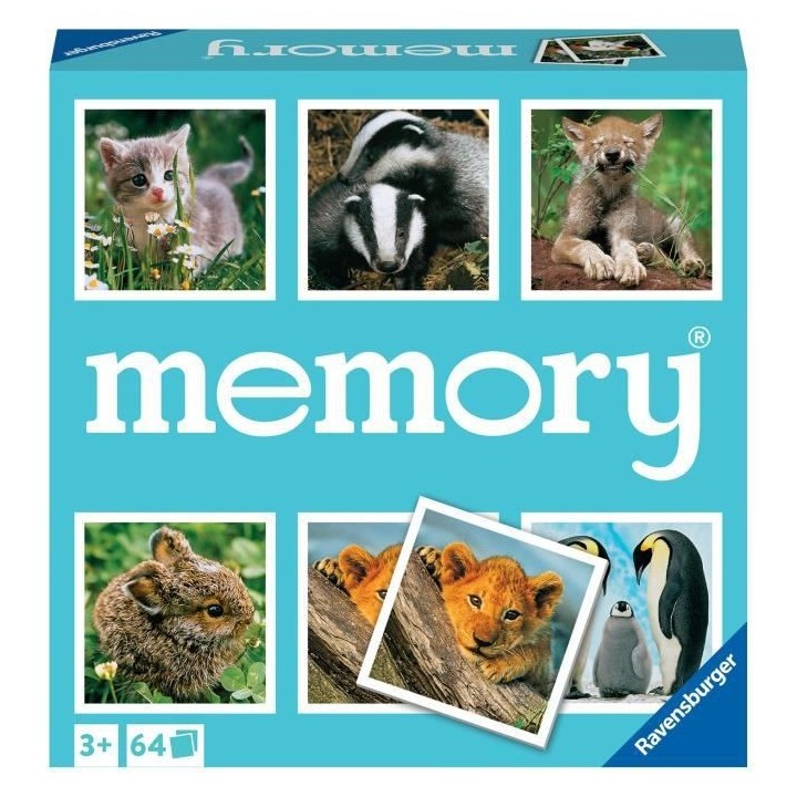 Grand memory - Theme : Petits Animaux -4005556208791 - Ravensburger