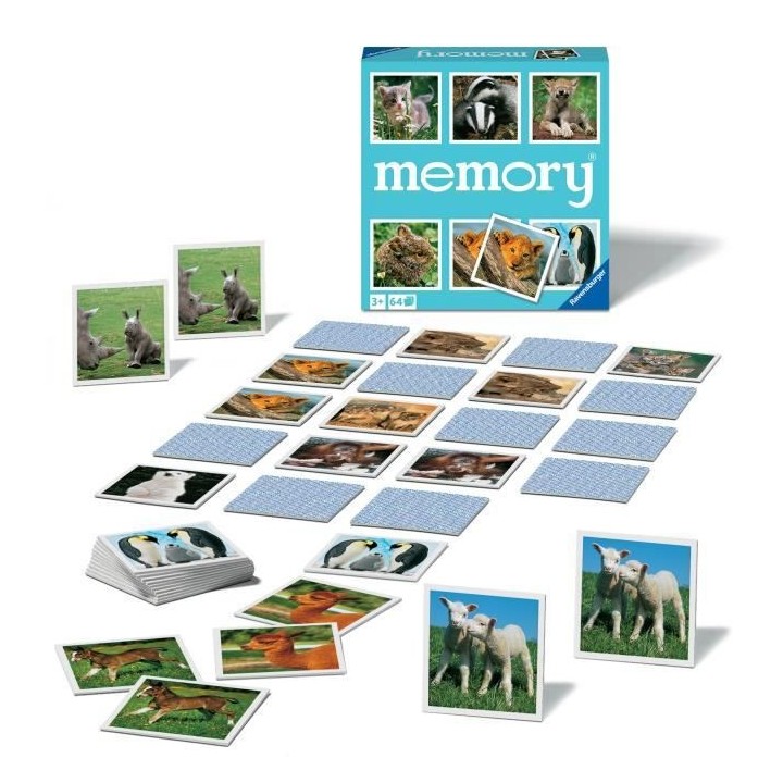 Grand memory - Theme : Petits Animaux -4005556208791 - Ravensburger