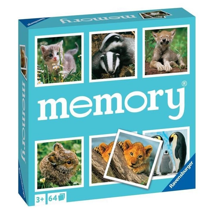 Grand memory - Theme : Petits Animaux -4005556208791 - Ravensburger