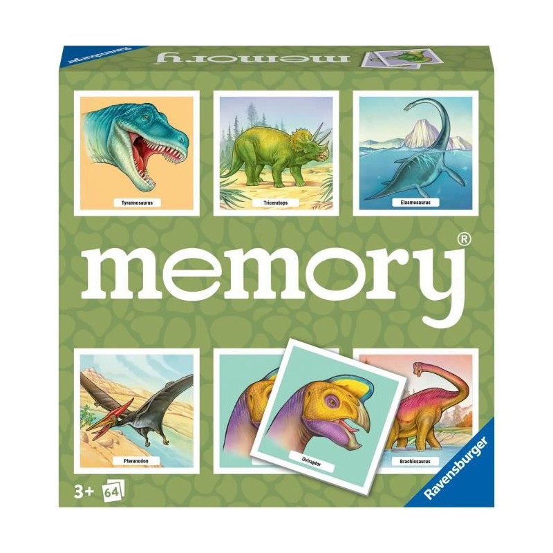 Grand memory - Dinosaures -4005556209248 - Ravensburger