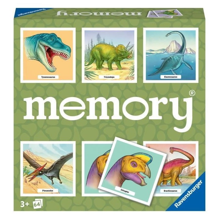 Grand memory - Dinosaures -4005556209248 - Ravensburger