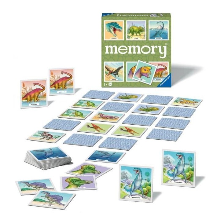 Grand memory - Dinosaures -4005556209248 - Ravensburger