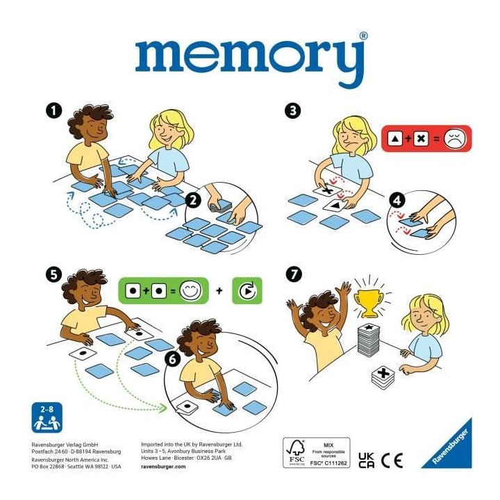 Grand memory - Dinosaures -4005556209248 - Ravensburger