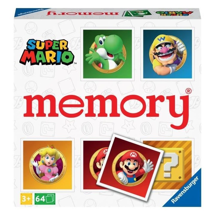 Grand memory - Super Mario - Jeu Educatif - A partir de 3 ans - 20925