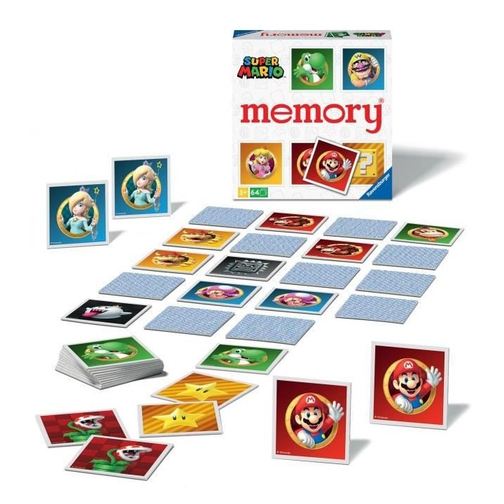 Grand memory - Super Mario - Jeu Educatif - A partir de 3 ans - 20925