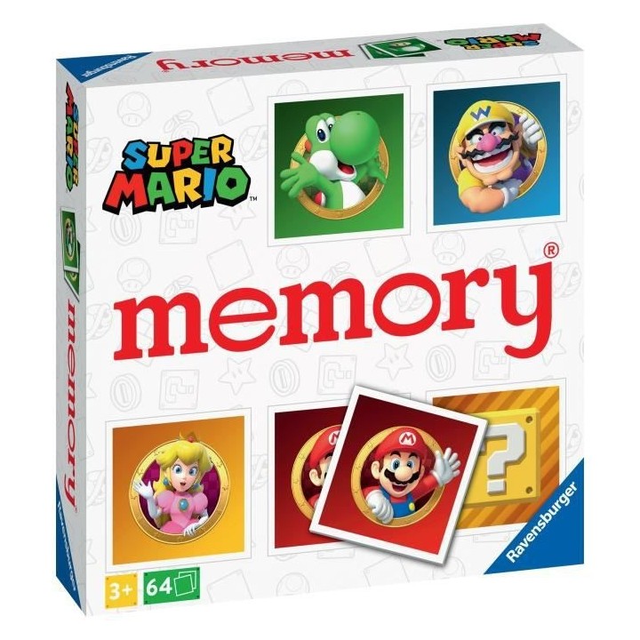 Grand memory - Super Mario - Jeu Educatif - A partir de 3 ans - 20925