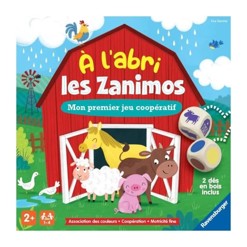 a l'abri les Zanimos ! - Jeux enfants - 00022339 - Des 2 ans - Ravensburger