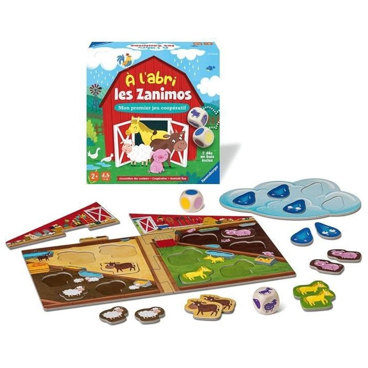 a l'abri les Zanimos ! - Jeux enfants - 00022339 - Des 2 ans - Ravensb